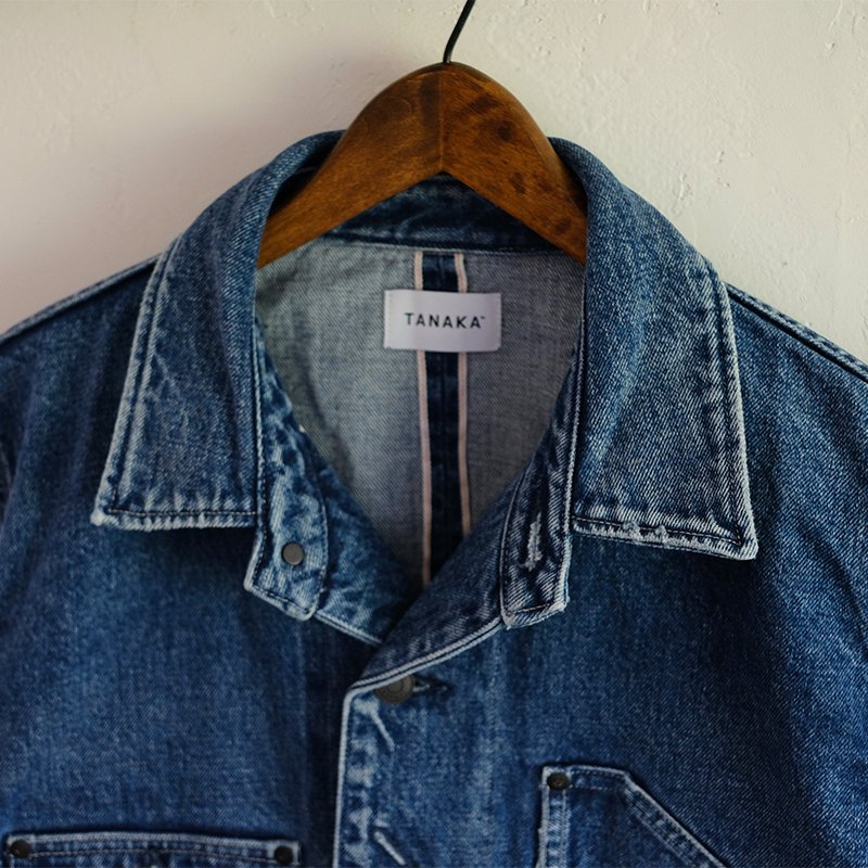 TANAKA タナカ】THE WORK JEAN JACKET VINTAGE BLUE - in-and-out(イン