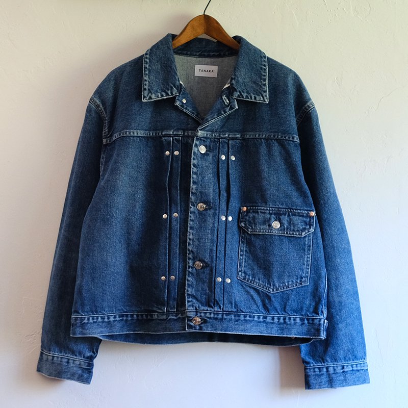 TANAKA タナカ】NEW CLASSIC JEAN JACKET VINTAGE BLUE - in-and-out