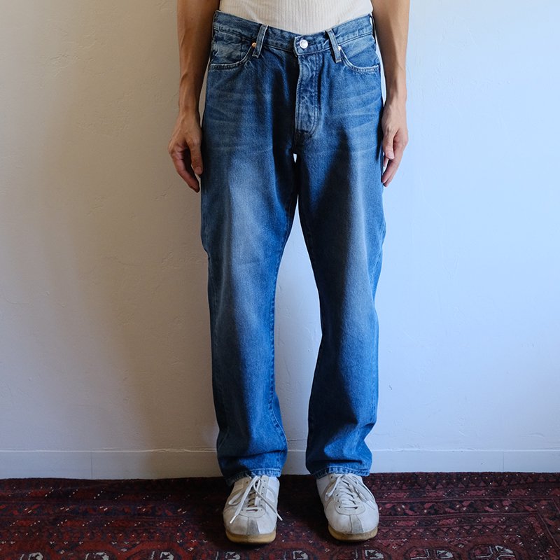 【TANAKA タナカ】THE STRAIGHT JEAN TROUSERS VINTAGE BLUE - in-and-out(インアンドアウト)