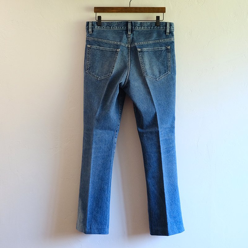 【TANAKA タナカ】THE BOOTS JEAN TROUSERS DISTRESSED BLUE - in-and-out(インアンドアウト)