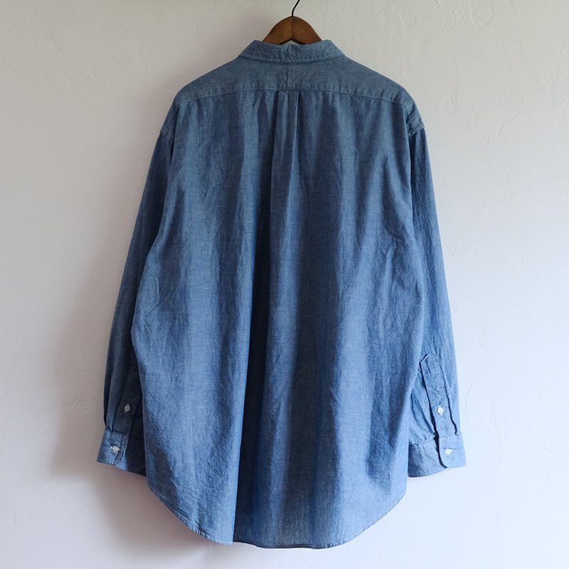 tsuzuli ツヅリ】REGULAR COLLAR SHIRT INDIGO - in-and-out(イン