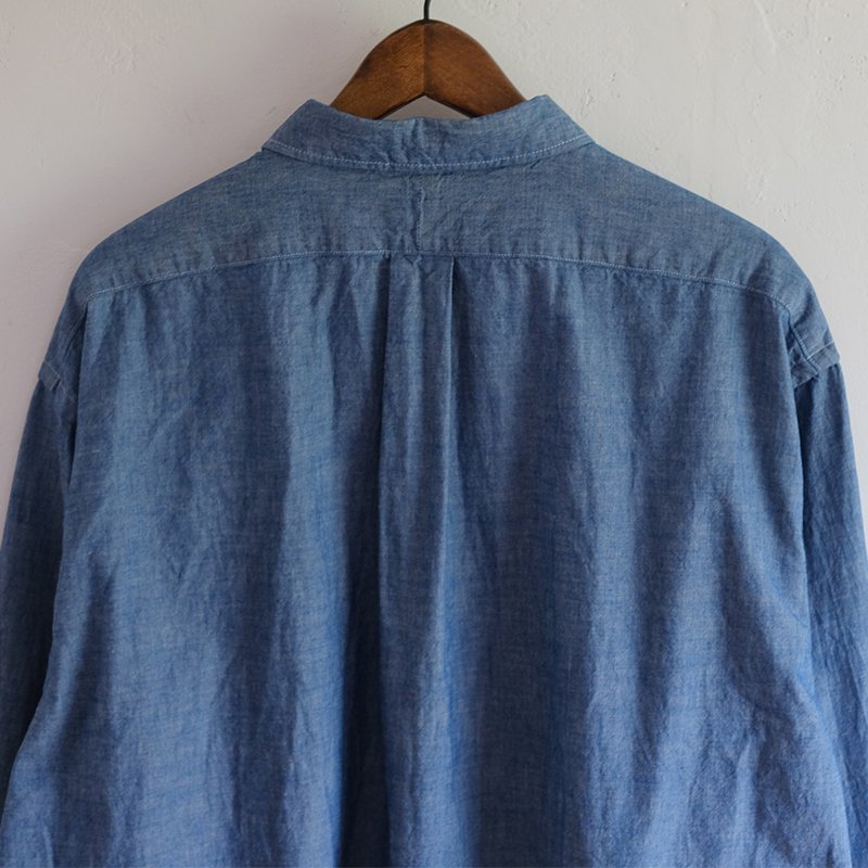 tsuzuli ツヅリ】REGULAR COLLAR SHIRT INDIGO - in-and-out(イン