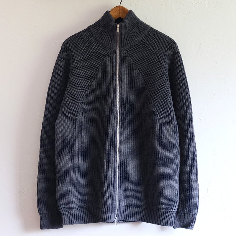 BATONER バトナー】SIGNATURE DRIVERS KNIT GRAY - in-and-out(イン 