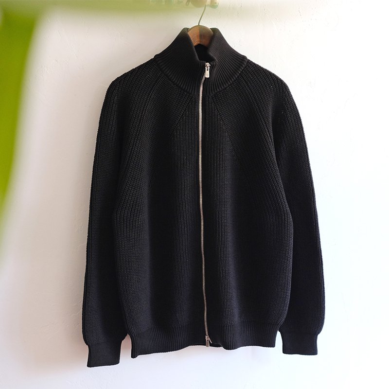 BATONER バトナー】SIGNATURE DRIVERS KNIT BLACK - in-and-out(イン ...