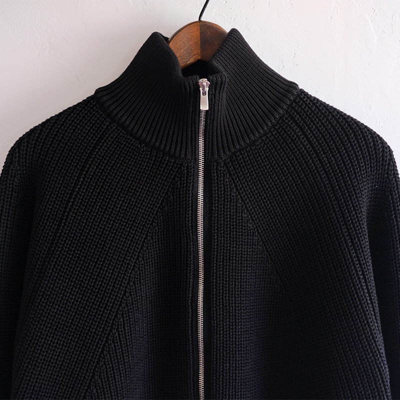BATONER バトナー】SIGNATURE DRIVERS KNIT BLACK - in-and-out(イン 