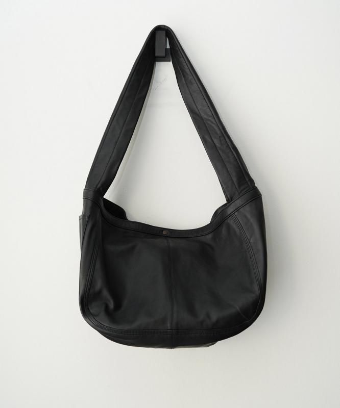 [October 15th 19:00 RELEASE]bukhtLEATHER NEWS PAPER BAG BLACK