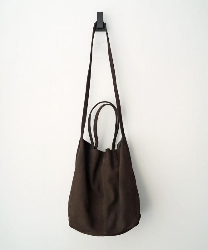 [October 17th 19:00 RELEASE]Morph&#233;e3 WAY MEDIUM TOTE (LONG) OIL SUEDE D CHOCO
