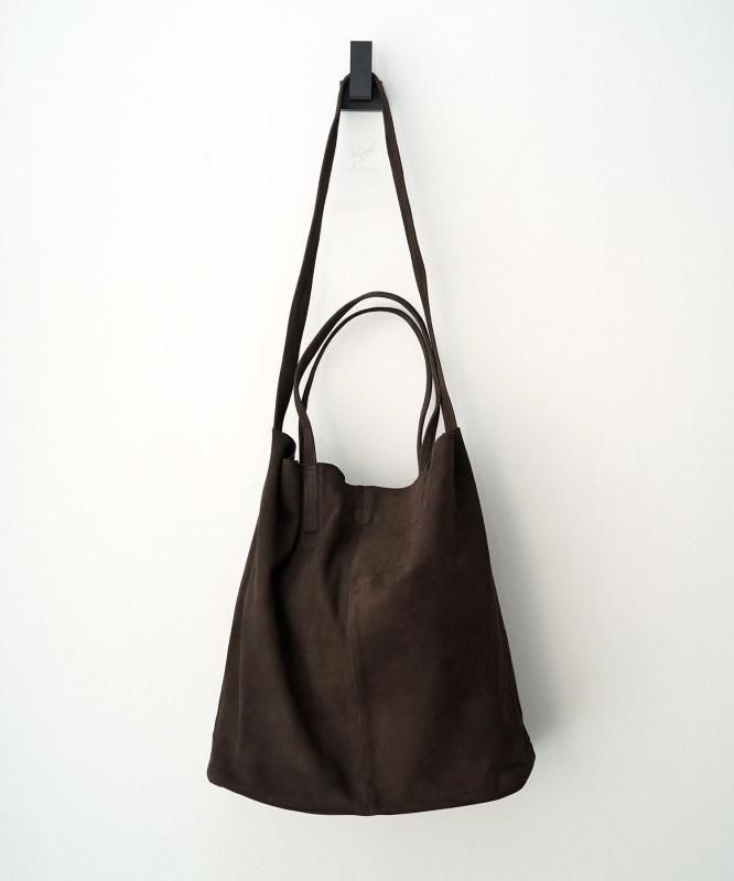 [October 17th 19:00 RELEASE]Morph&#233;e3 WAY LARGE TOTE OIL SUEDE D CHOCO