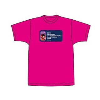 スマイルジャパン U18 2019 OBIHIRO Tシャツ（ピンク・ネイビー）
