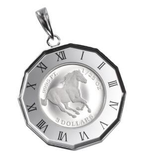 Pt999 ��ץ���� ������ڥ����� �ȥå� �ĥХ� �ۡ��� & ���ꥶ�٥� 1/25oz ���饹���� ����С�