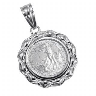 Pt999 ��ץ���� ������ �ڥ����� �֥꥿�˥� ���ꥶ�٥� 1/10oz ���С����饹 �ǥ�����ե졼�� No.3 