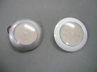 LED スリムライト ミニ丸　(シルバー)