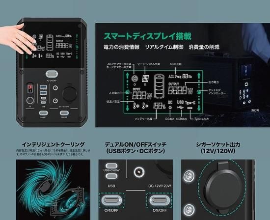 NEWモデル Sungzuサンズポータブル電源 APS1500 - 株式会社KMT