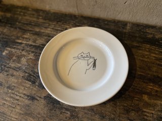 トラネコボンボン　猫の丸皿（小）