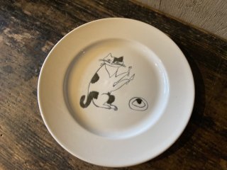 トラネコボンボン　猫の丸皿（大）