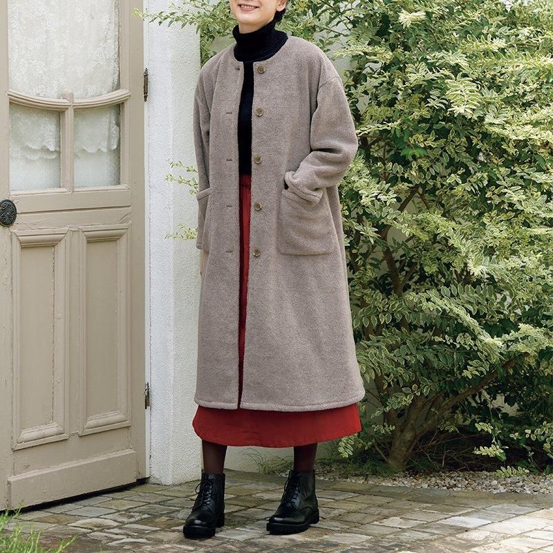 ファビアナフィリッピ ツイード ノーカラーコート 高級 きれい目 上品 大人 FABIANA FILIPPI Fall/Winter 2023｜aoi公式オンラインストア