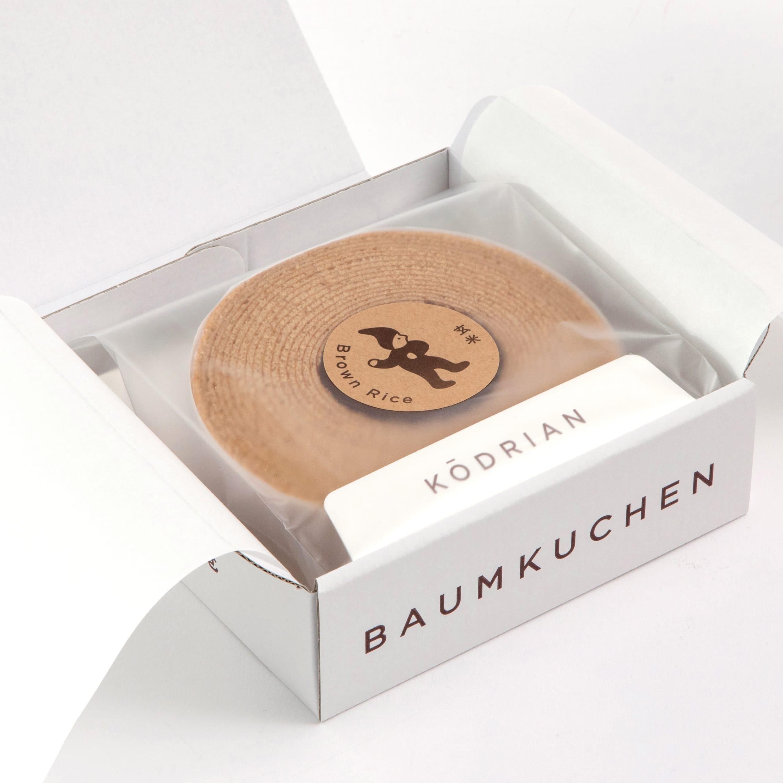 山形県産つや姫米粉100％使用 こおどり庵バウムクーヘン〈玄米〉S