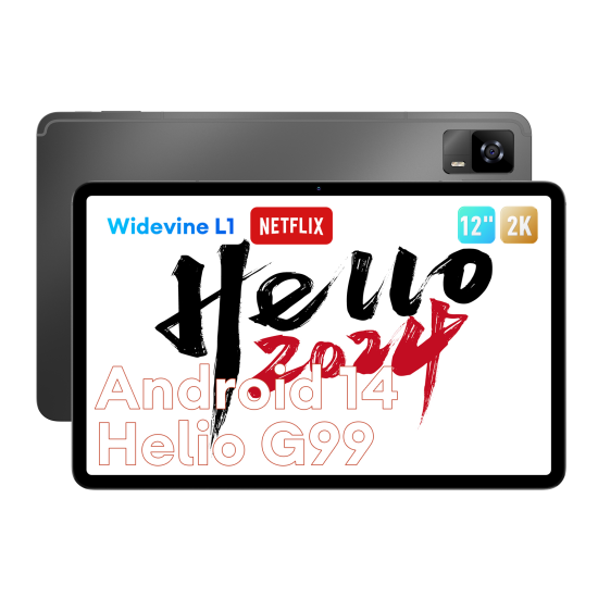 HeadWolf Hpad6 Android 14 SIMフリー タブレット 12インチ G99 8コアCPU RAM 20GB ROM 256GB  2Kディスプレイ Widevine L1対応 - WinTouch直営店