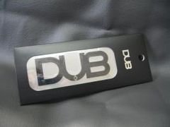 DUBステッカーＳ（ブラック)２枚SET（DUBグッズ）DB209