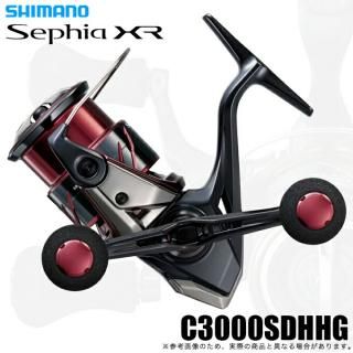 シマノ 25 セフィア XR C3000SDHHG (2025年モデル) スピニングリール/ダブルハンドル/エギング /(5)