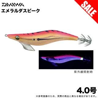 (5)【目玉商品】ダイワ エメラルダス ピーク 4.0号 (金−モモイロコメット) エギ/餌木