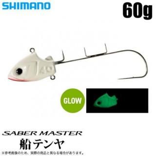 【目玉商品】シマノ PN-TU1V 60号 サーベルマスター 船テンヤ (グロー) 船タチウオテンヤ/船釣り/太刀魚 /(5) 【Σ01】