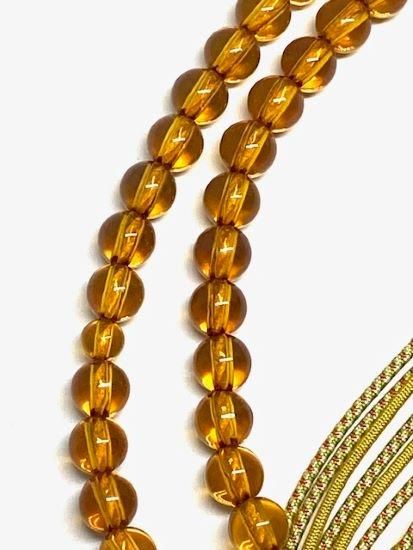 ポーランド琥珀 尺4 玉 布教用念珠