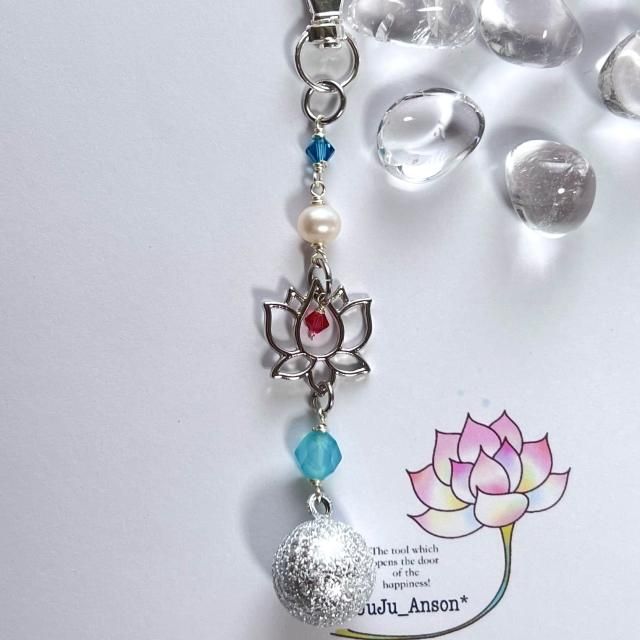 ❤新作❤お姫様ブレス❤天然色ラベンダーカルセドニー❤ブルーレ－ス❤ラリマー❤ ラリマーのSV925ハートペンダント - パワーストーンのFairy Kiss