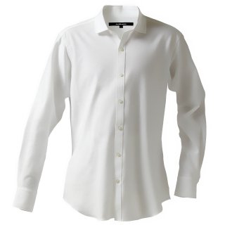 Knit dress shirts_767_mode type_Pure whiteの商品画像