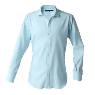 overture_Knit dress shirts_767_mode type_Light blueの商品画像