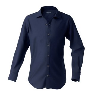 overture_Knit dress shirts_777_standard type_Dark navyの商品画像
