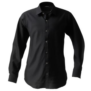 overture_Knit dress shirts_777_standard type_Blackの商品画像
