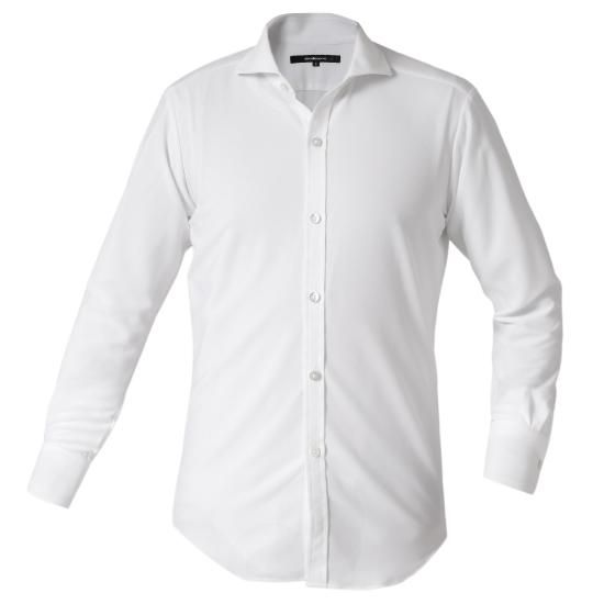 クーリオ_長袖ドレスシャツ PURE WHITE