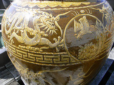 中国壷　大 - 常滑焼 陶器 陶磁器 販売・通販 豊和製陶