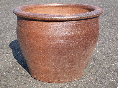 焼き締め植木鉢3‐A