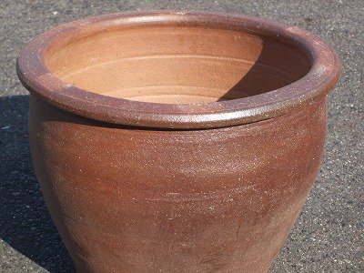 焼き締め植木鉢3-B - 常滑焼 陶器 陶磁器 販売・通販 豊和製陶