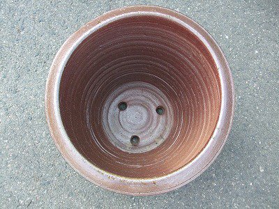焼き締め植木鉢3-B - 常滑焼 陶器 陶磁器 販売・通販 豊和製陶