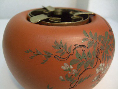 正弥作 朱泥ミニ火鉢   常滑焼 陶器 陶磁器 販売・通販 豊和製陶