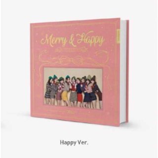 TWICE 1st Album Repackage :  Merry&Happy (Happy ver)TWICE<img class='new_mark_img2' src='https://img.shop-pro.jp/img/new/icons61.gif' style='border:none;display:inline;margin:0px;padding:0px;width:auto;' />