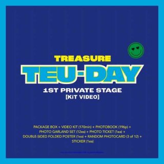 TREASURE 1ST PRIVATE STAGE [TEU-DAY] KiT VIDEO/TREASURE<img class='new_mark_img2' src='https://img.shop-pro.jp/img/new/icons61.gif' style='border:none;display:inline;margin:0px;padding:0px;width:auto;' />