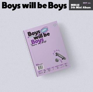 Boys will be Boys MIRAE 5th Mini Album MVP ver. MIRAE<img class='new_mark_img2' src='https://img.shop-pro.jp/img/new/icons61.gif' style='border:none;display:inline;margin:0px;padding:0px;width:auto;' />