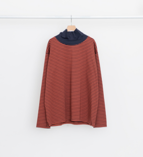 <img class='new_mark_img1' src='https://img.shop-pro.jp/img/new/icons24.gif' style='border:none;display:inline;margin:0px;padding:0px;width:auto;' />markaLOOSE NECK TEE L/S (BROWN  NAVY)