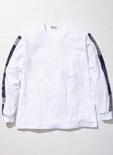 KUONBoro Trimmed L/S T-shirt (WHITE)