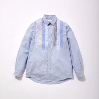 KUONHobo Shirt-Stripe (SAX)