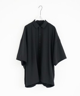 VUballoon shirt -washable wool- (BLACK)