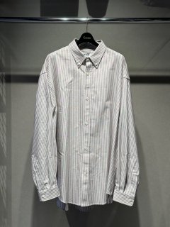<img class='new_mark_img1' src='https://img.shop-pro.jp/img/new/icons5.gif' style='border:none;display:inline;margin:0px;padding:0px;width:auto;' />HED MAYNERHEAVY PINSTRIPE OXFORD SHIRT (NATURAL)