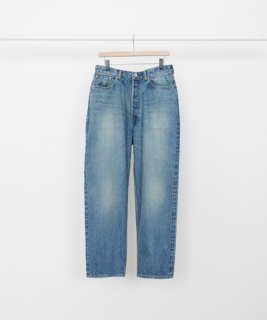 markaNEW COCOON FIT JEANS -ORGANIC COTTON 13.5oz SELVEDGE DENIM- (USED WASHED)