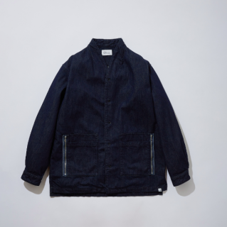 <img class='new_mark_img1' src='https://img.shop-pro.jp/img/new/icons5.gif' style='border:none;display:inline;margin:0px;padding:0px;width:auto;' />KUONDenim Kimono Collar Shirket (NAVY)