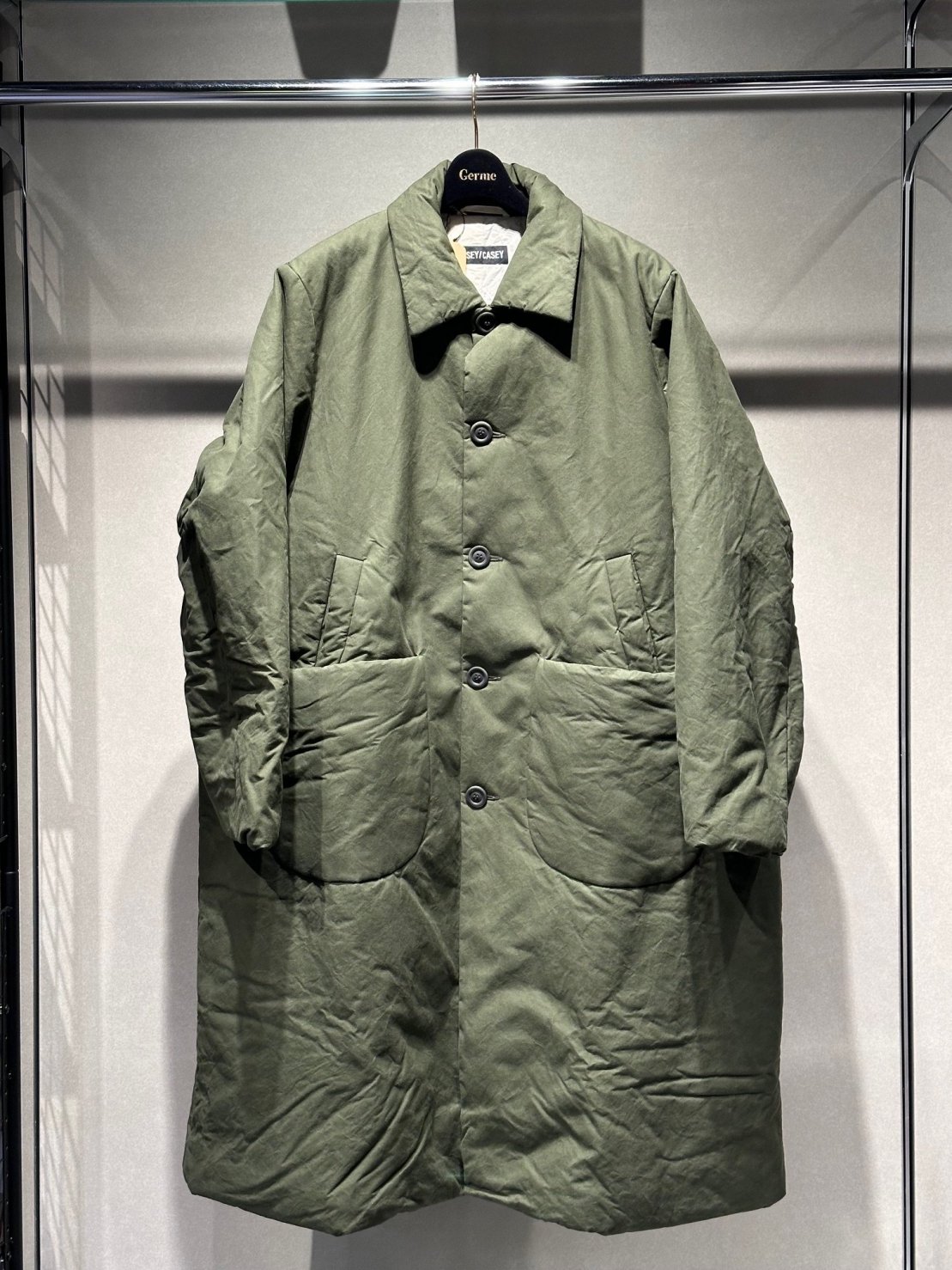 【CASEY CASEY】LUMI COAT - H WAX (KHAKI) - Germe Online Store