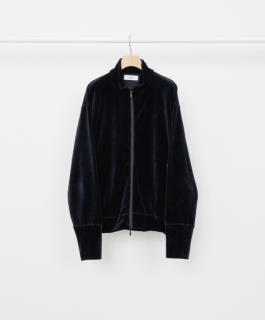 markaTRACK JACKET -30/- ORGANIC COTTON VELOUR- (DARK NAVY)